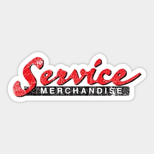 Service Merchandise --- Defunct Retail Chain Sticker